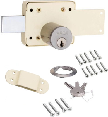 Jainson Premium 3 Turn Inter Pin Cylinder With 3 Key Main Door Keyed Cam Lock(Pack of 1)