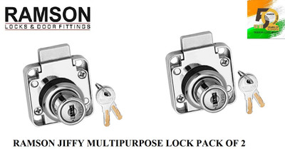 Ramson Jiffy Cupboard Lock Chest/Lid Lock(Pack of 1)