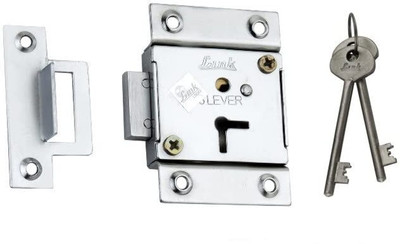 Link Universal Drawer & Cupboard Lock 65mm Cylinder | 6 Levers | 803 Rev-A-Lock Cabinet Security System(Pack of 1)
