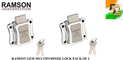 Ramson Gem Cupboard Lock Chest/Lid Lock(Pack of 1)