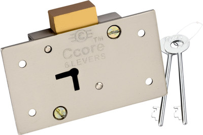 Ccore C.B. Lock B/L Universal 85mm Iron Lock | For Home & Office Furniture| Rev-A-Lock Cabinet Security System(Pack of 1)