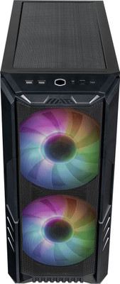 COOLER MASTER HAF 500 | High Airflow Cabinet | Mesh Front Panel Mid Tower Cabinet Compatible with Computer(Black)