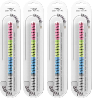 Epaal 16 Pieces iPhone, Android Mobile Charging Cables & Earphones Multipurpose Cable Protector(Multicolor)
