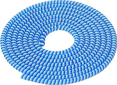 Sendrata Spiral Triple 1.4 Meters Each-Full Size Cable Cord Charger Protector Saver Cable Protector(Blue)