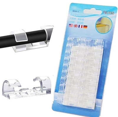 NEWSPARSH Ragi Premium Self-Adhesive Wire Clips, Strong Multifunctional Cord Holder Cable Protector(Multicolor)
