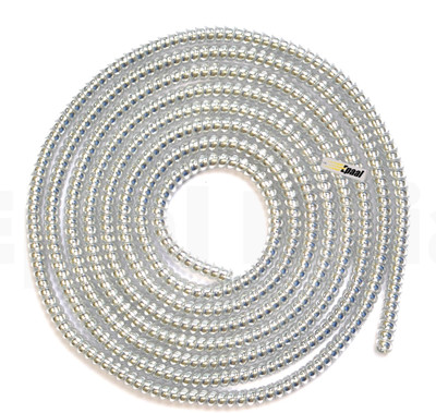 Epaal Sparkling Metallic (Silver) Color (2 pcs X 1.5 m long) Charger / USB / Earphone Cable Protector(Multicolor)