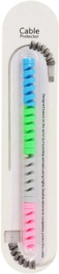 Ultracone UC-4 Spiral Charger Data Saver Charging Cord Protective Cable Protector(Multicolor)