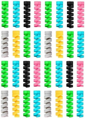 Glock Spiral Charger Wire Protector Data Saver Charging Cord Protective Cover Cable Protector(Multicolor)
