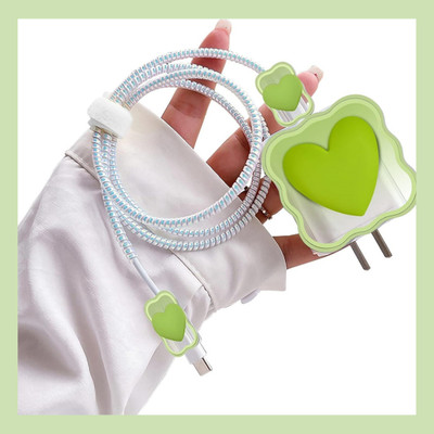 BizzBoxx BB_GREENHRT_P1_1 Cable Protector(Green)
