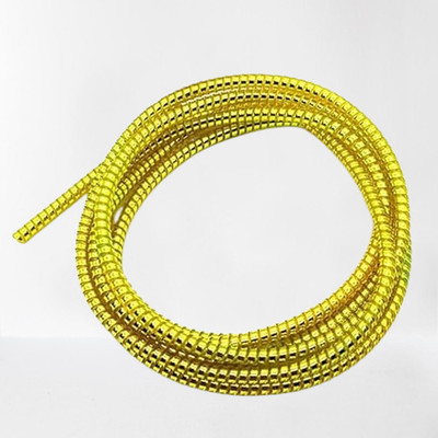 Redclip Metallic 1.5 Meters Finish Spiral/Wire Repair Protector Cable_Fk4 Cable Protector(Yellow)