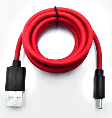 twance Type C 3.1 A 1.5 m T22R TPE Charger Data Cables(Compatible with Mobile, Red, One Cable)