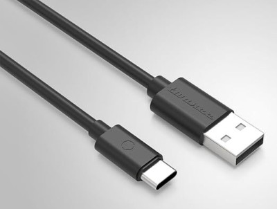twance USB Type C Cable 3.1 A 1.5 m 1.5 Meter Black(Compatible with Smartphones, Laptops, Tablets, Any other device with Type C port, Black, One Cable)