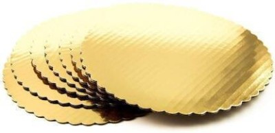 CLAM SHELL Cake base Paper Cake Server(Pack of 10)