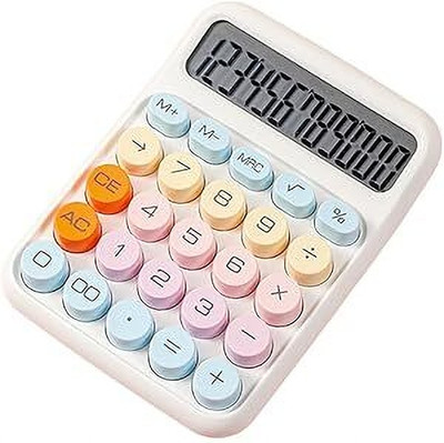 draval 74185 Electronic Calculator,12 Digits Large LCD Display Small Desktop Calculator Basic  Calculator(12 Digit)