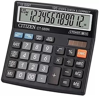 Hench Check & Correct CT-555 CALCULATOR Citiizen Basic Calculator Financial Calculator Financial  Calculator(12 Digit)