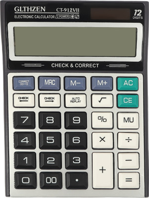 AchiEve CT-9912N Large Display Electronic Calculator Two Way Power 12 Digits, 112 steps Check & Correct Financial  Calculator(12 Digit)