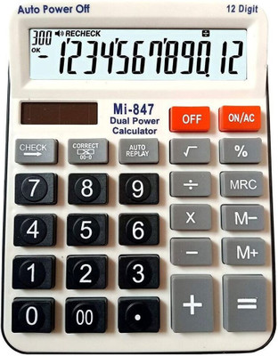 Ornate mi - 847 Basic Calculator (12 Digit) 847 Basic  Calculator(12 Digit)