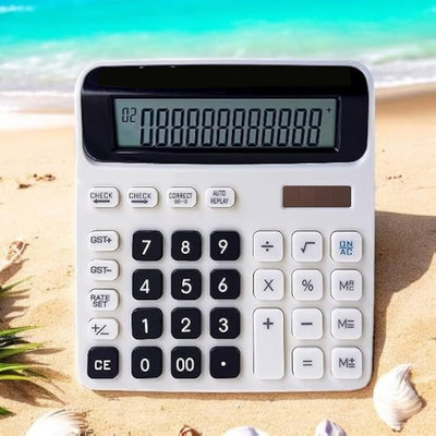 HRIDDHI CT- 556N A BIG LCD AND GST CALCULATOR CT 556N GST CALCULATOR Basic  Calculator(12 Digit)