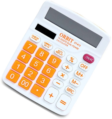ORBIT Multifuctional LCD Display 12 Digit Dual Power Financial Dedicated Calculator Orbit Basic  Calculator(12 Digit)