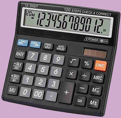 Hench HN-555N Best Basic Calculator_H133 Desktop Calculator_133 Financial  Calculator(12 Digit)