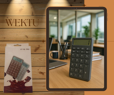 WEKTU CSMALL/14 Premium 12-Digit Desktop Calculator – 120 Steps Check & GST Function/14 Basic  Calculator(12 Digit)