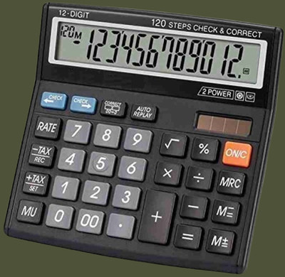 Hench HN-555N Best Basic Calculator_H400 Desktop Calculator_400 Financial  Calculator(12 Digit)
