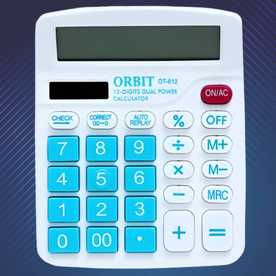 ORBIT 12 Digit Basic Calculator with soft keys Basic  Calculator(12 Digit)