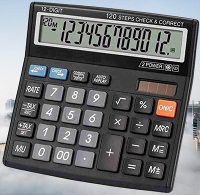 Hench HN-555N Best Basic Calculator_H216 Desktop Calculator_216 Financial  Calculator(12 Digit)