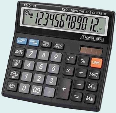 Hench HN-555N Best Basic Calculator_H19 Desktop Calculator_19 Financial  Calculator(12 Digit)