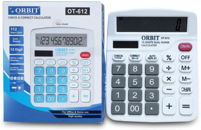 ORBIT OT-612 CalculatecMaster: Unlocking Precision in Every Calculation Ot-612 Basic  Calculator(12 Digit)