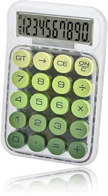 Chhogli 95630 Cute Keyboard Calculator With Mechanical Buttons Desktop Calculator For Office Basic  Calculator(10 Digit)