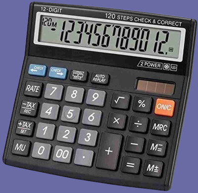 Hench HN-555N Best Basic Calculator_H49 Desktop Calculator_49 Financial  Calculator(12 Digit)