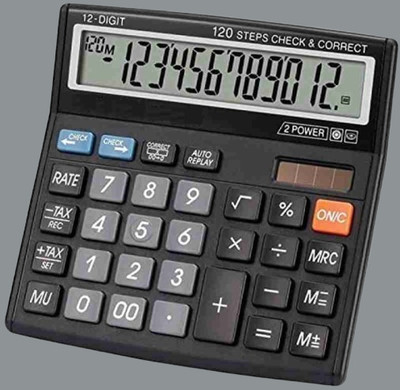 Hench HN-555N Best Basic Calculator_H465 Desktop Calculator_465 Financial  Calculator(12 Digit)