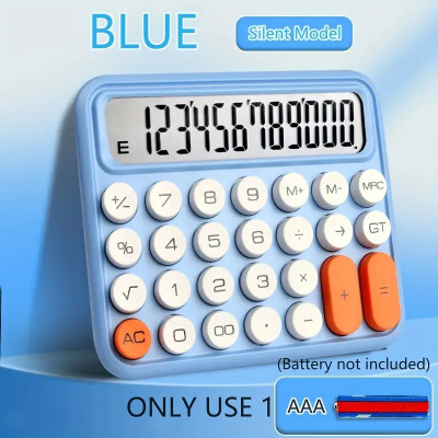 Skeisy new cal-12digit-dx-8869 DEXIN DX-8869 Desktop - C & C Basic Calculator blue(12 Digit) DEXIN CALCULATOR Basic  Calculator(10 Digit)