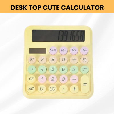 Guggu Desktop Calculator, 12-Digit Large LCD and Large Buttons for Office, Homes
Y414 Basic  Calculator(12 Digit)
