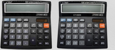 Hench HN-555N Basic Calculator_N170 Desktop Calculator_N170 Financial  Calculator(12 Digit)