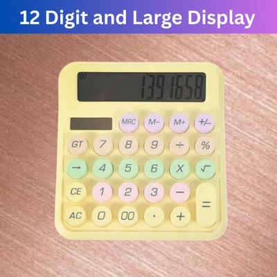 SACRO Desktop Calculator, 12-Digit Large LCD and Large Buttons for Office, Homes
W299 Basic  Calculator(12 Digit)