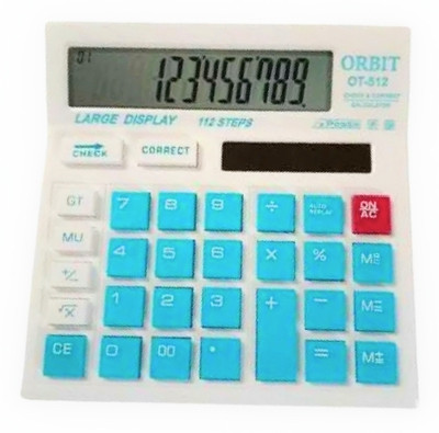 asep OT 512 ORBIT Calculator 12 Digit Display Used Office and Home (Pack of 1) Basic  Calculator(12 Digit)