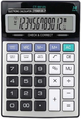 PW PENCILWALA 14 Digit Big Size CT-9914N Calculator with powered Battery Financial  Calculator(14 Digit)