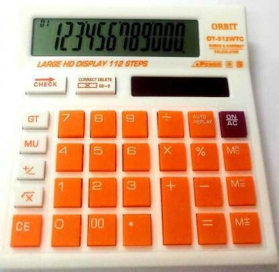 Uratech 512 WTC Basic Calculator for Personal or Office use Orange Basic  Calculator(12 Digit)