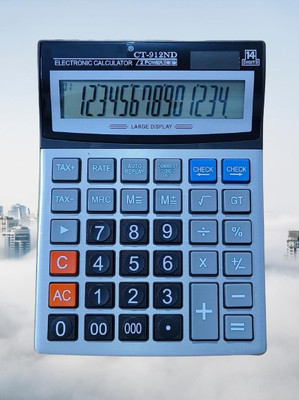 DARKWAVE Check and Correct Desktop Calculator Basic Calulator-97 CT 912ND Bsic/Business Calculator 14 Digit Big Calculator-087 Basic  Calculator(14 Digit)
