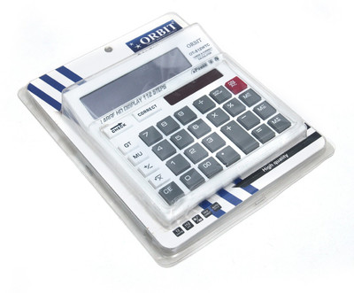 FABPRODUCTS Orbit OT-512 WTC White Electronics Basic  Calculator(12 Digit)