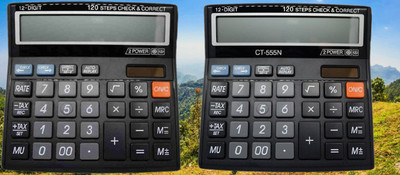 Hench HN-555N Basic Calculator_N152 Desktop Calculator_N152 Financial  Calculator(12 Digit)