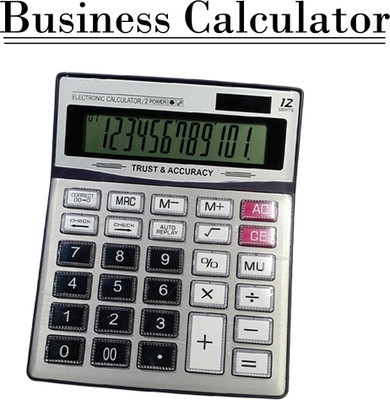 GJYTRE High quality attractive look large & HD display soft touch auto reply calculator ot-990gc Financial  Calculator(12 Digit)