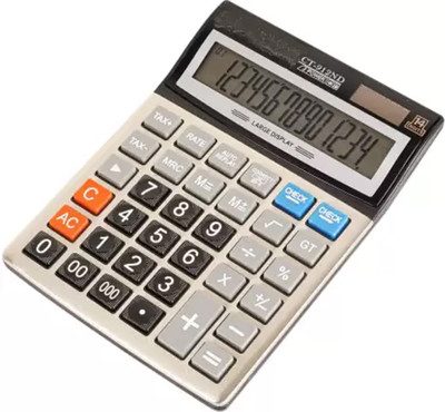CLTTLLZEN The Big CT-912ND: A 14-Digit Calculator with Dual Power and 150-Step Check ct-912nd Basic  Calculator(14 Digit)