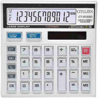Ultrawise Glthzen CT-512GW Glthzen CT-512GW Check & Correct Calculator Financial  Calculator(12 Digit)