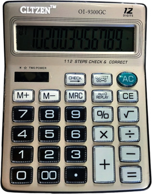 Class boy CLTZEN 112 STEPS SUPER ELECTRONIC EVERYDAY USE STYLISHY MULTIPURPOSE CT-9300GC Basic  Calculator(12 Digit)