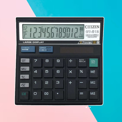 Ctllzen CT-512 12-Digit Calculator: Accurate and Versatile Basic  Calculator(12 Digit)