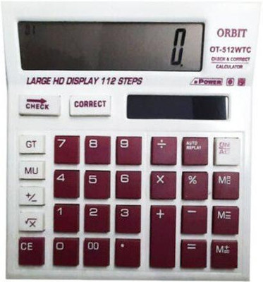 Uratech Orbit OT-512 WTC Colorful 12 Digit Basic  Calculator(12 Digit)