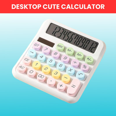 SACRO Desktop Calculator, 12-Digit Large LCD and Large Buttons for Office, Homes
E93 Basic  Calculator(12 Digit)